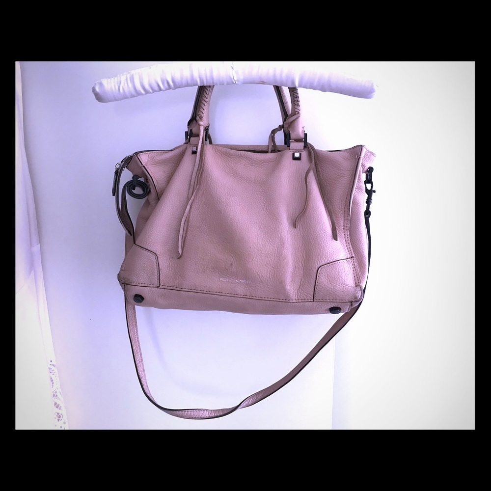 👜 Rebecca Minkoff tan color handbag / purse